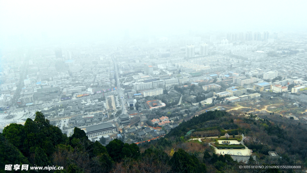 骊山鸟瞰