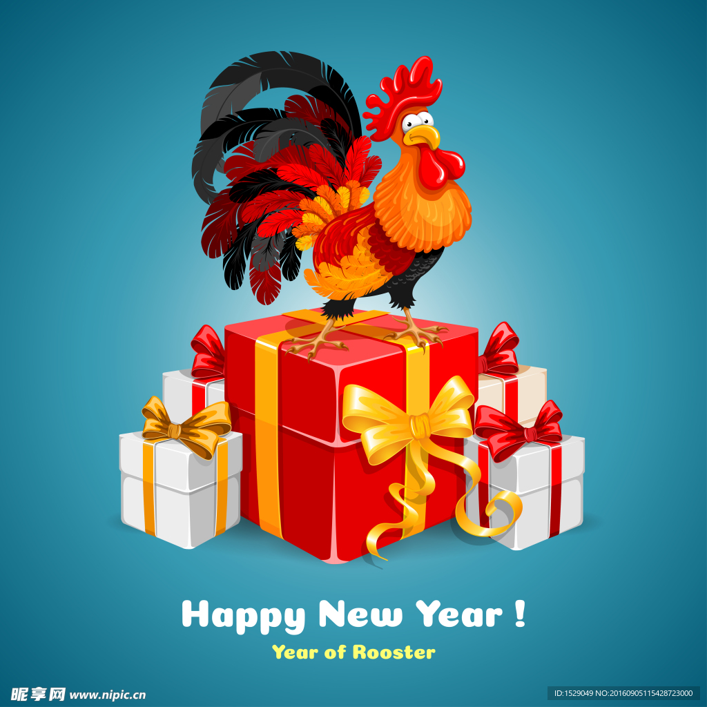 2017鸡年 新年海报