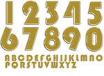 创意金色数字