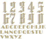 创意金色数字