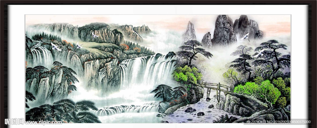 国画山水画