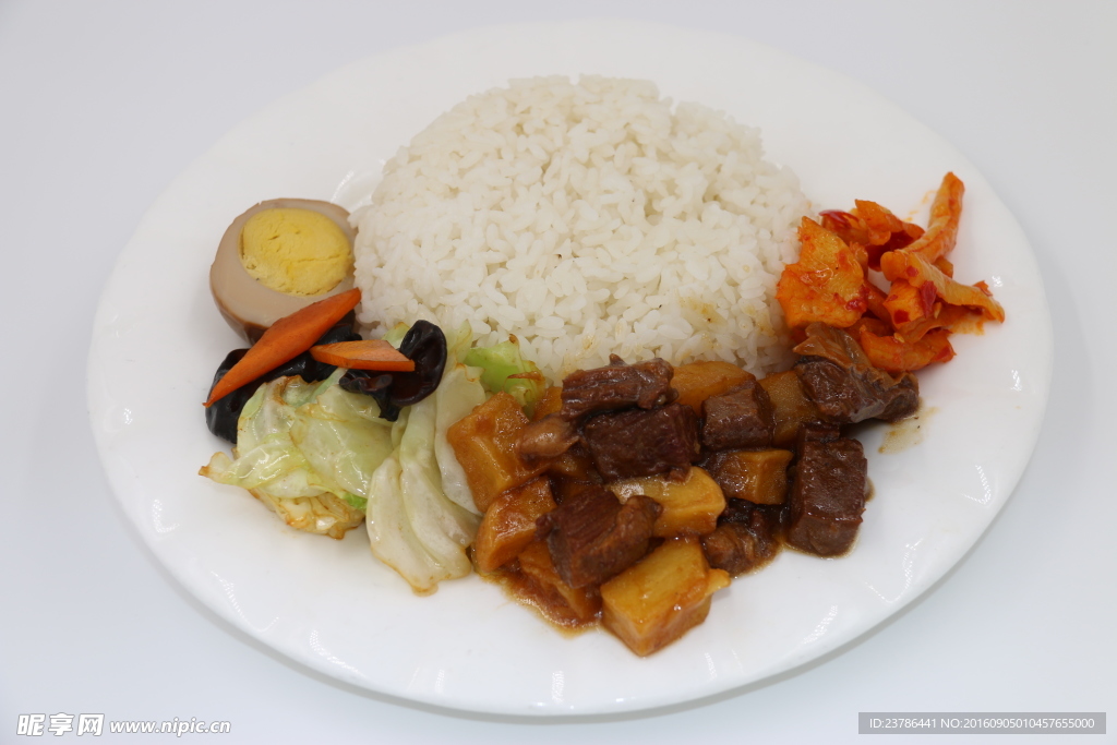 土豆牛肉套餐