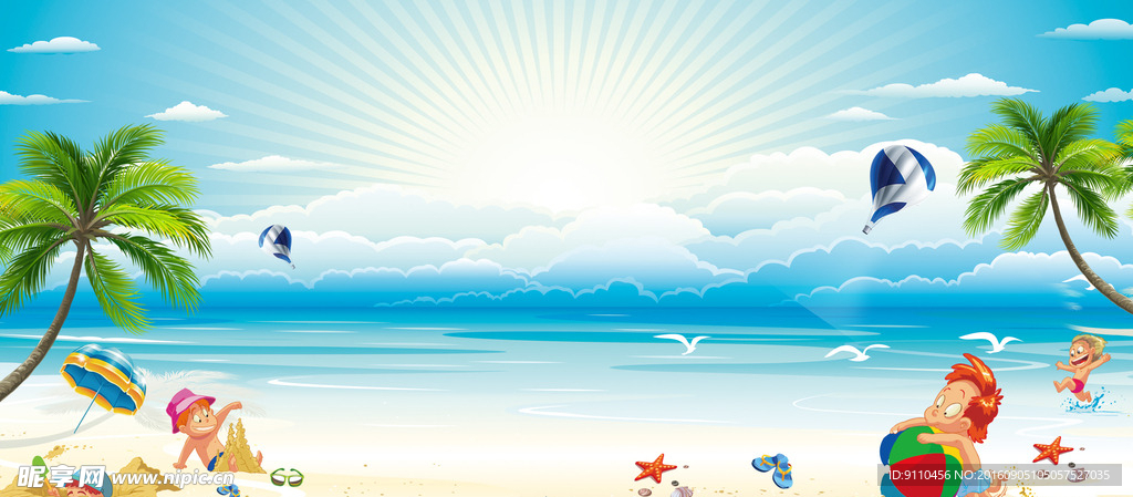 夏季海边banner