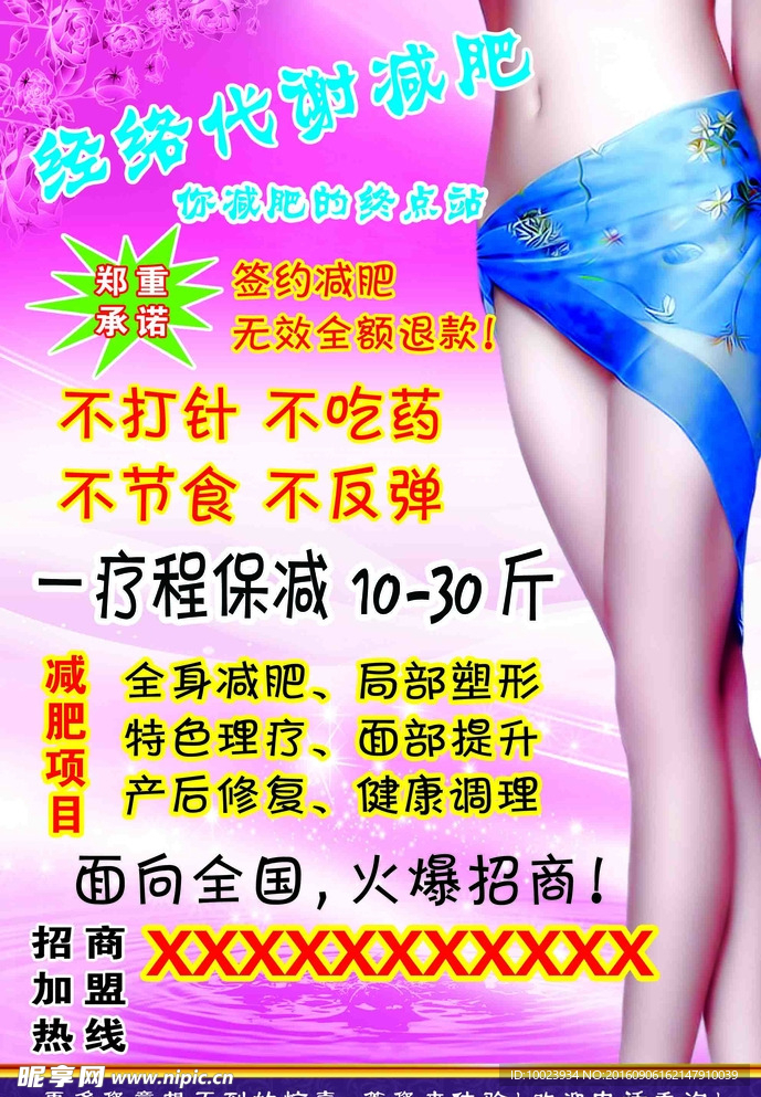 减肥海报