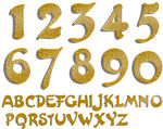 创意金色数字