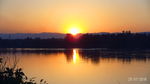 遥望汾水夕阳