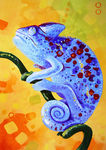 动物油画
