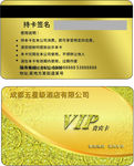 金色商务VIP会员卡