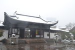 月湖雪景
