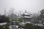月湖雪景