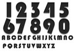 创意银色数字
