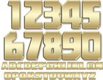 创意金色数字