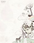 水墨荷花唯美梦幻背景底纹