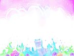 唯美水彩梦幻背景底纹