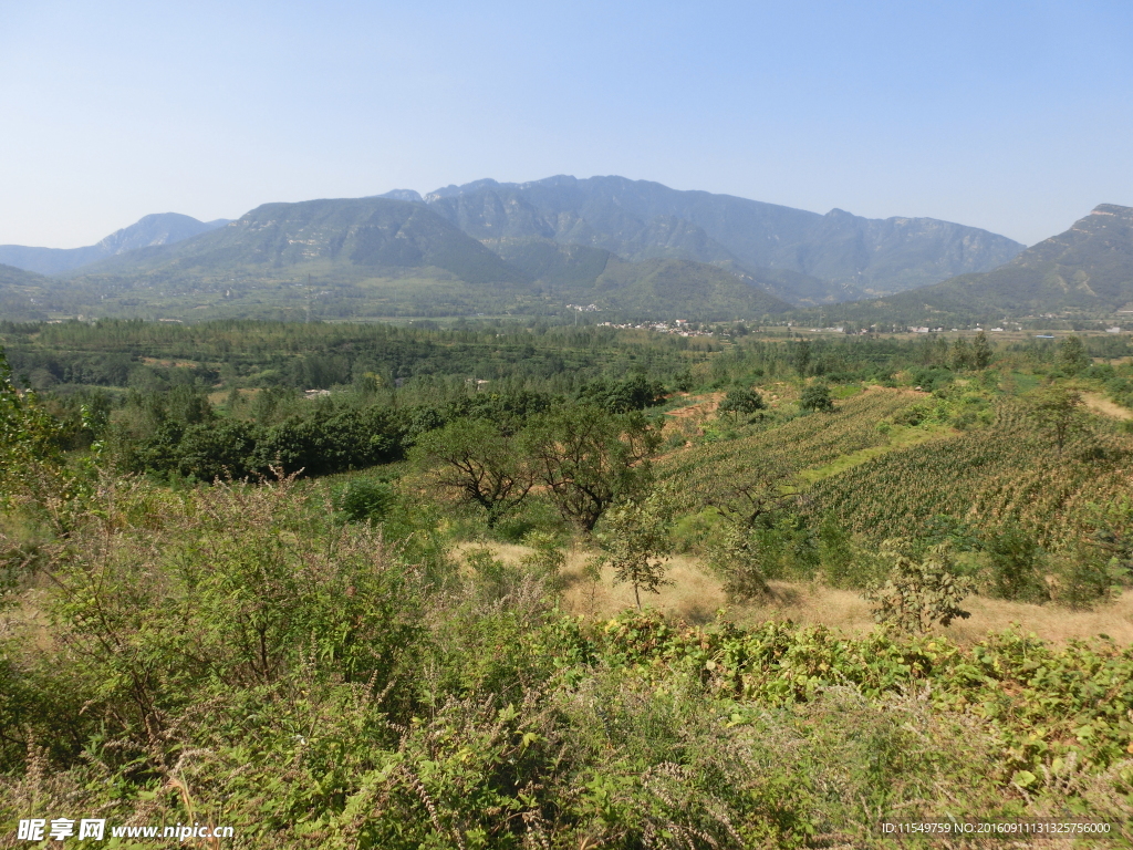 嵩山秋景