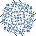 矢量图 雕刻 印花图案