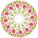 矢量图 雕刻 印花图案