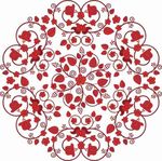 矢量图 雕刻 印花图案