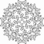矢量图 雕刻 印花图案