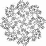 矢量图 雕刻 印花图案