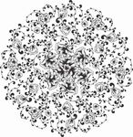 矢量图 雕刻 印花图案
