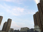 天空 蓝天 月亮