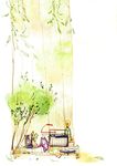 卡通唯美梦幻背景底纹