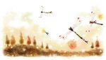 卡通梦幻蜻蜓背景底纹
