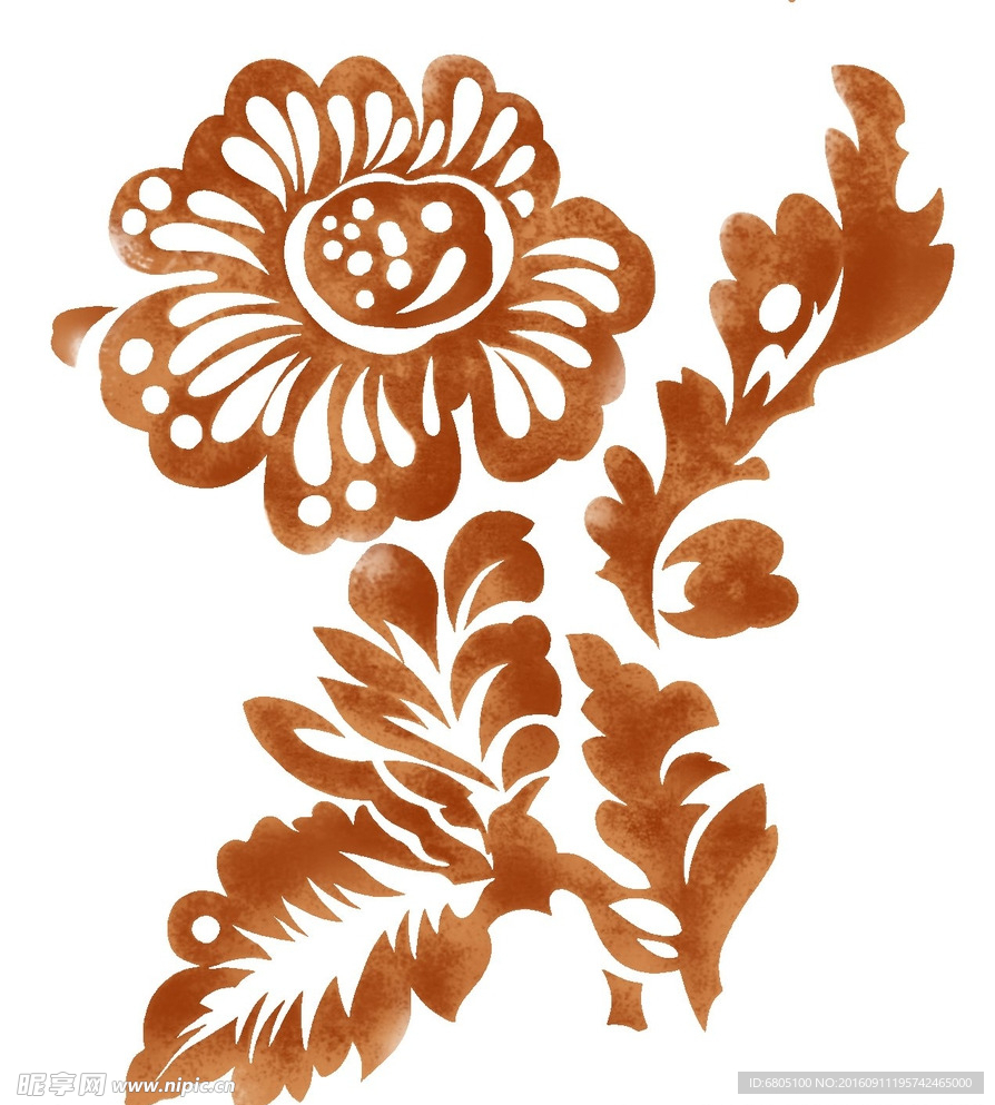 唯美花纹背景底纹