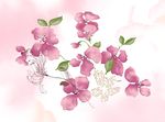 浪漫唯美花朵背景底纹