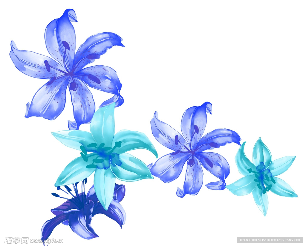 唯美花朵背景底纹