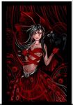 魔幻妖女矢量图