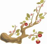 矢量图 雕刻 印花图案 手绘