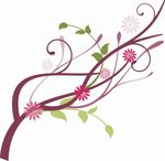 矢量图 雕刻 印花图案 手绘