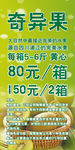 奇异果展板