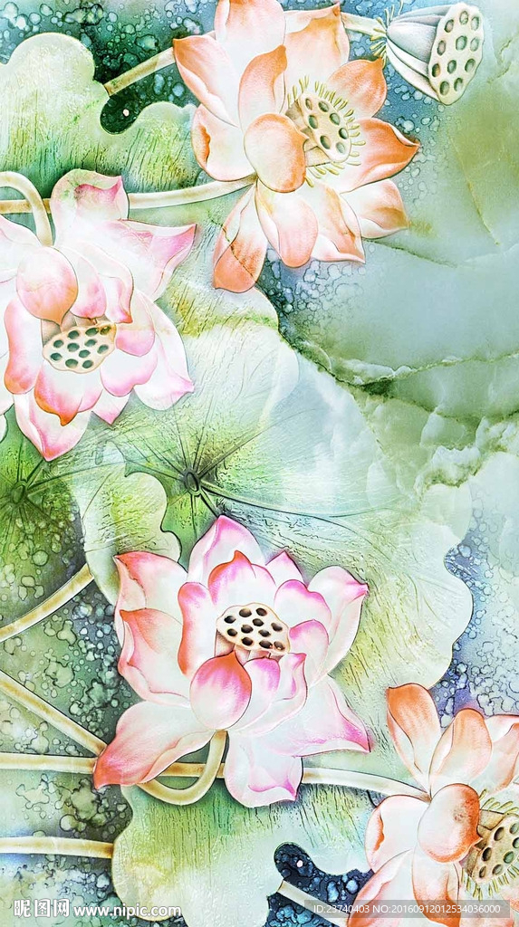 彩雕玄关