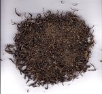 白底干茶叶素材摄影