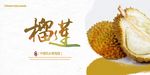 榴莲展板设计