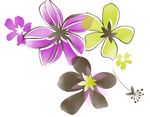 卡通唯美花朵素材