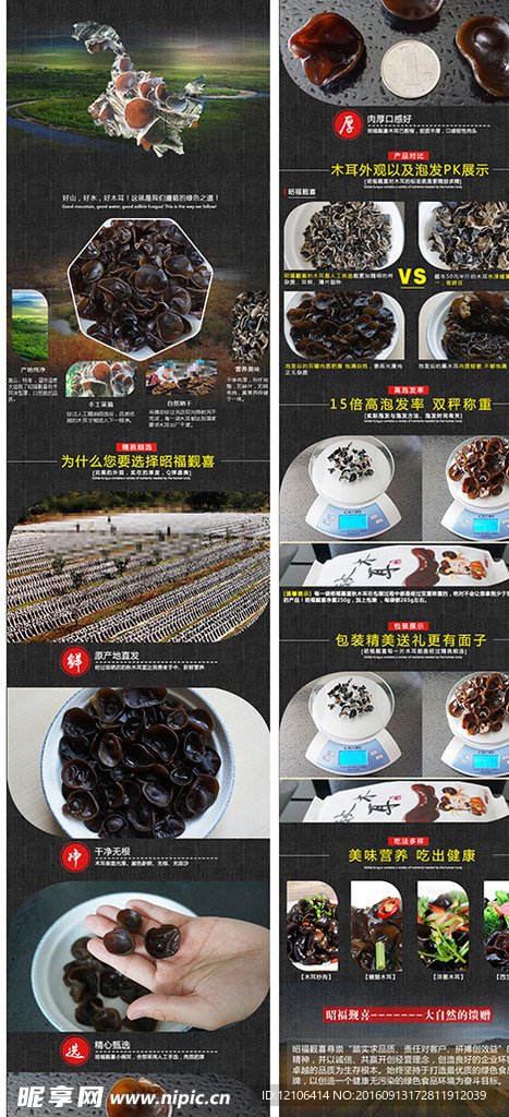 黑木耳详情页