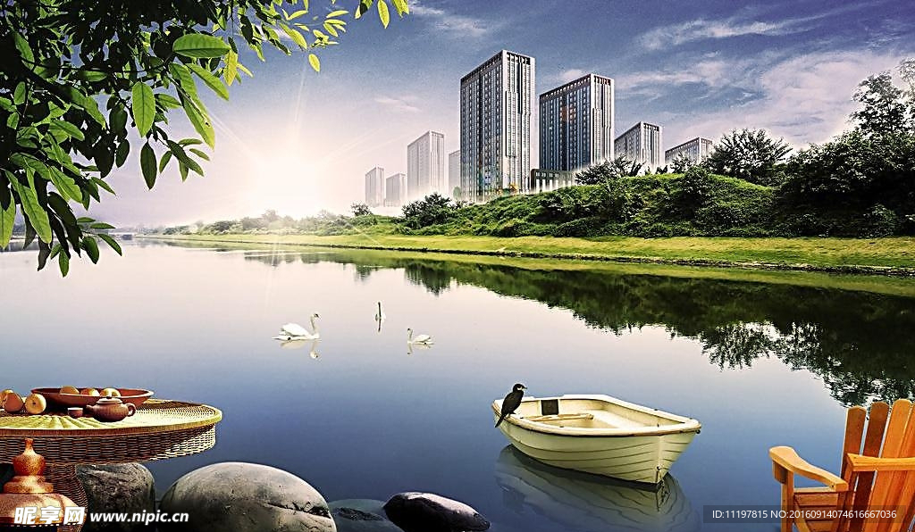 别墅地产海报