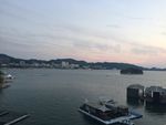 夕阳下的千岛湖
