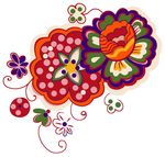 浪漫唯美卡通花朵素材