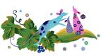 唯美卡通花纹