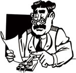 黑白漫画