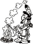 黑白漫画