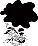 黑白漫画