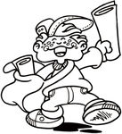 黑白漫画