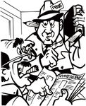 黑白漫画