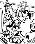 黑白漫画